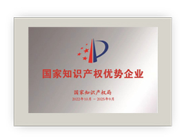 國家知識(shí)產(chǎn)權(quán)優(yōu)勢企業(yè)